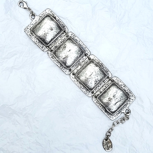 BIJULAND SILVER FOUR PANEL BRACELET - MADE IN TURKEY - Picture 8 of 8